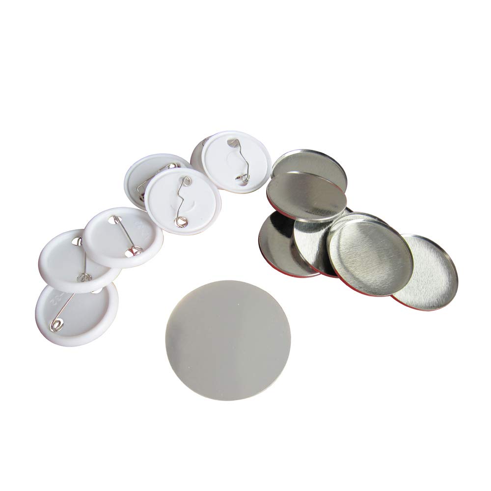 100pcs Mylar Button Parts for Badge Maker Machine - 2-1/4
