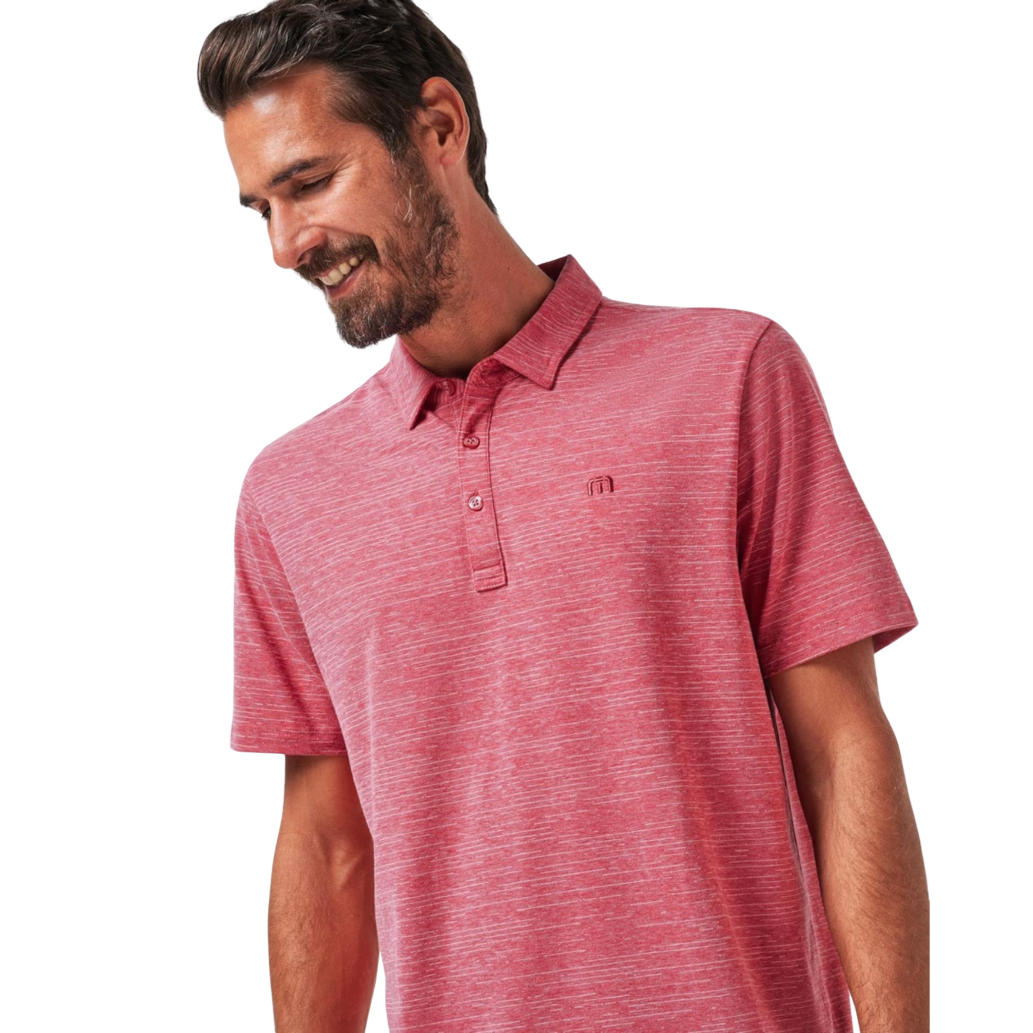 TravisMathew The Heater Men's Performance Polo Shirt - Moisture-Wicking & Breathable for Golf, Tennis & Casual Wear