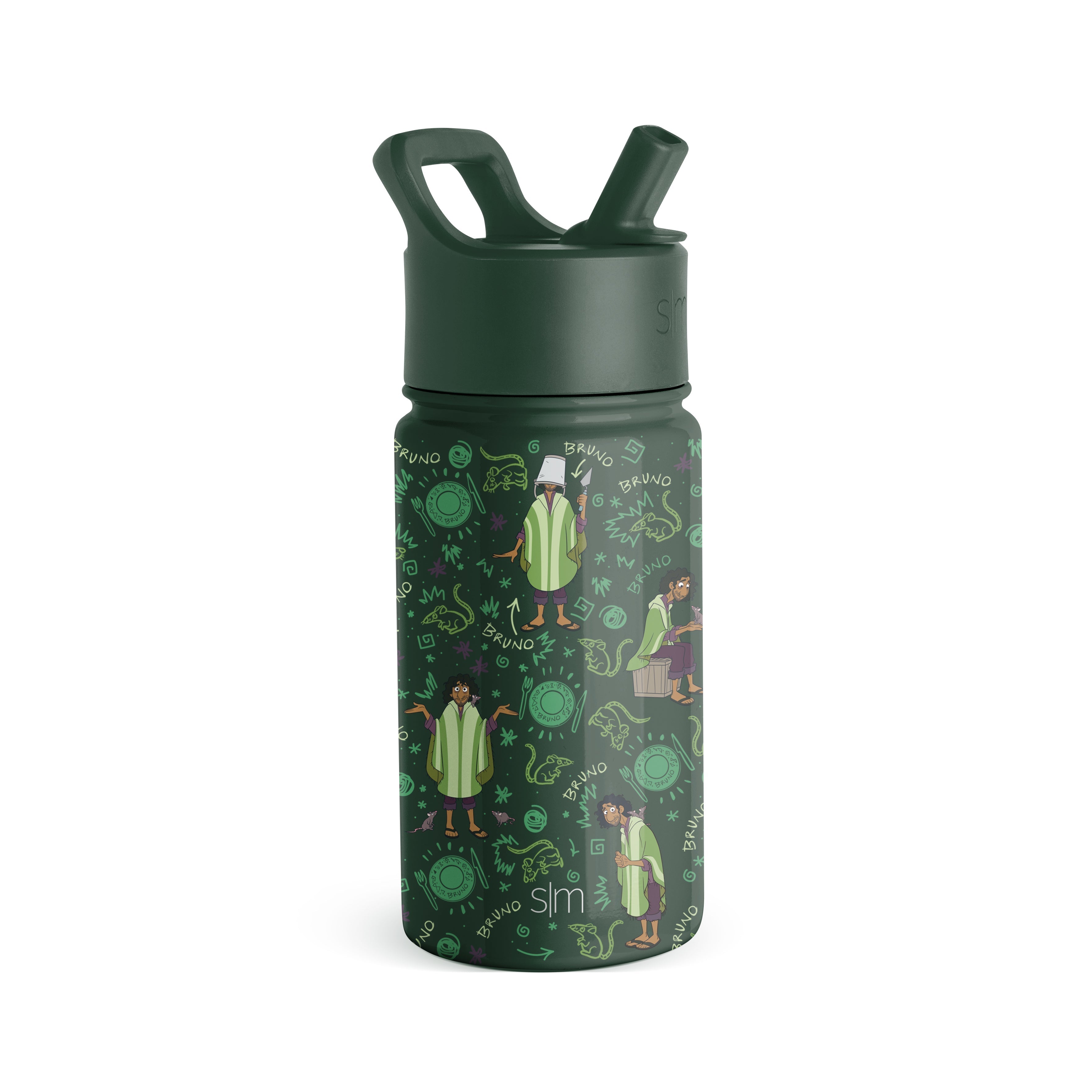 Summit Kids Water Bottle with Straw Lid - BPA Free, Leak Proof, Insulated Stainless Steel Bottle for School, Sports & Outdoor Activities