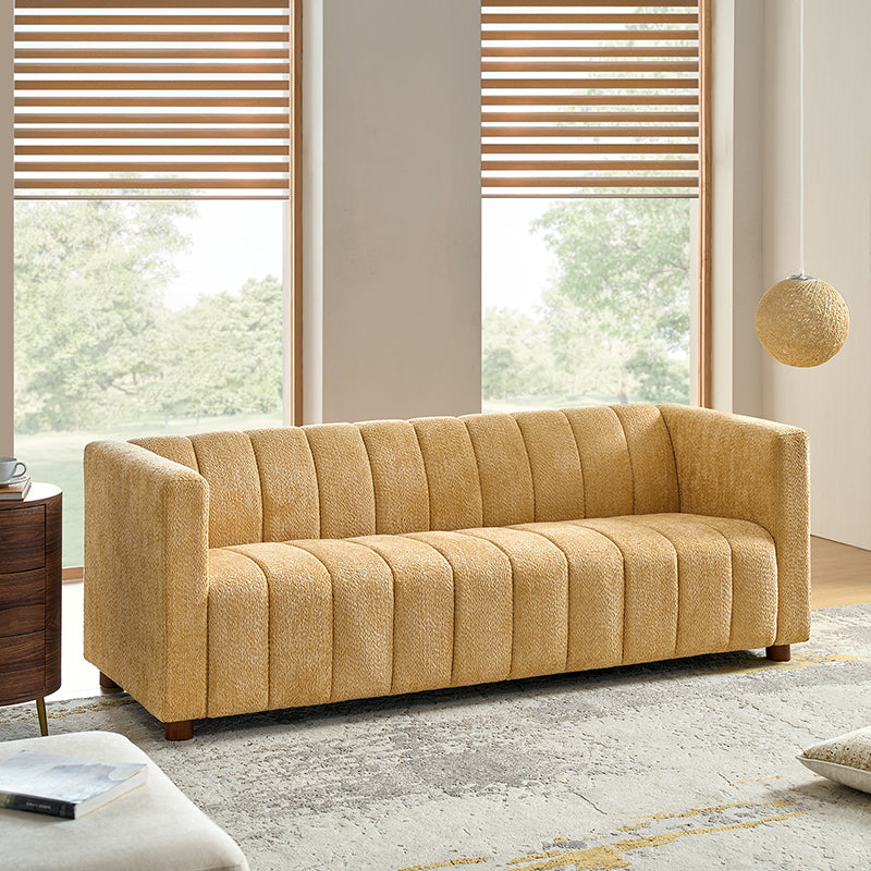 Botham Modern Cozy Sofa with Hidden Low Legs - Comfortable Living Room Furniture for Small Spaces, Apartments & Home Decor