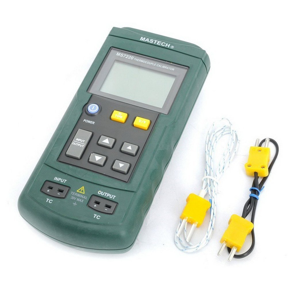 Mastech MS7220 Digital Thermocouple Calibrator Meter - High Accuracy Temperature Tester for HVAC, Industrial & Laboratory Use