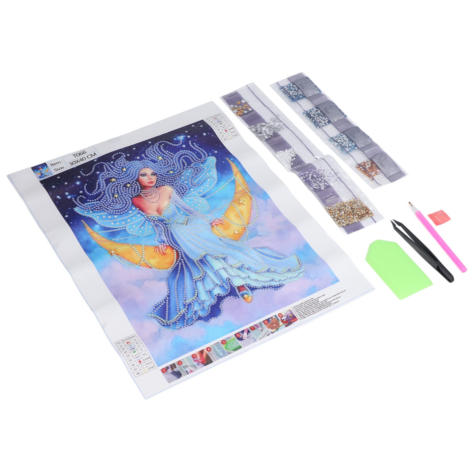 5D Diamond Painting Kit for Adults - Stress Relief DIY Art with Rhinestones, Unique Patterns & Natural Materials | Home Decor, Wall Art, Gift Idea