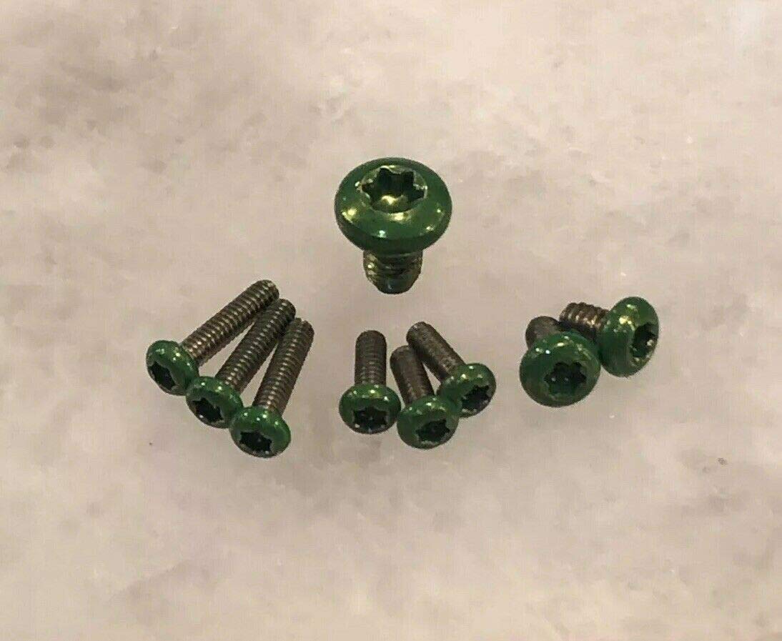 Premium Green Torx Screw Set for Benchmade Griptilian Knives - Compatible with Models 550, 551, 553 - Perfect for Pivot, Scale & Clip Replacement - Durable Hardware for Knife Maintenance & Customization