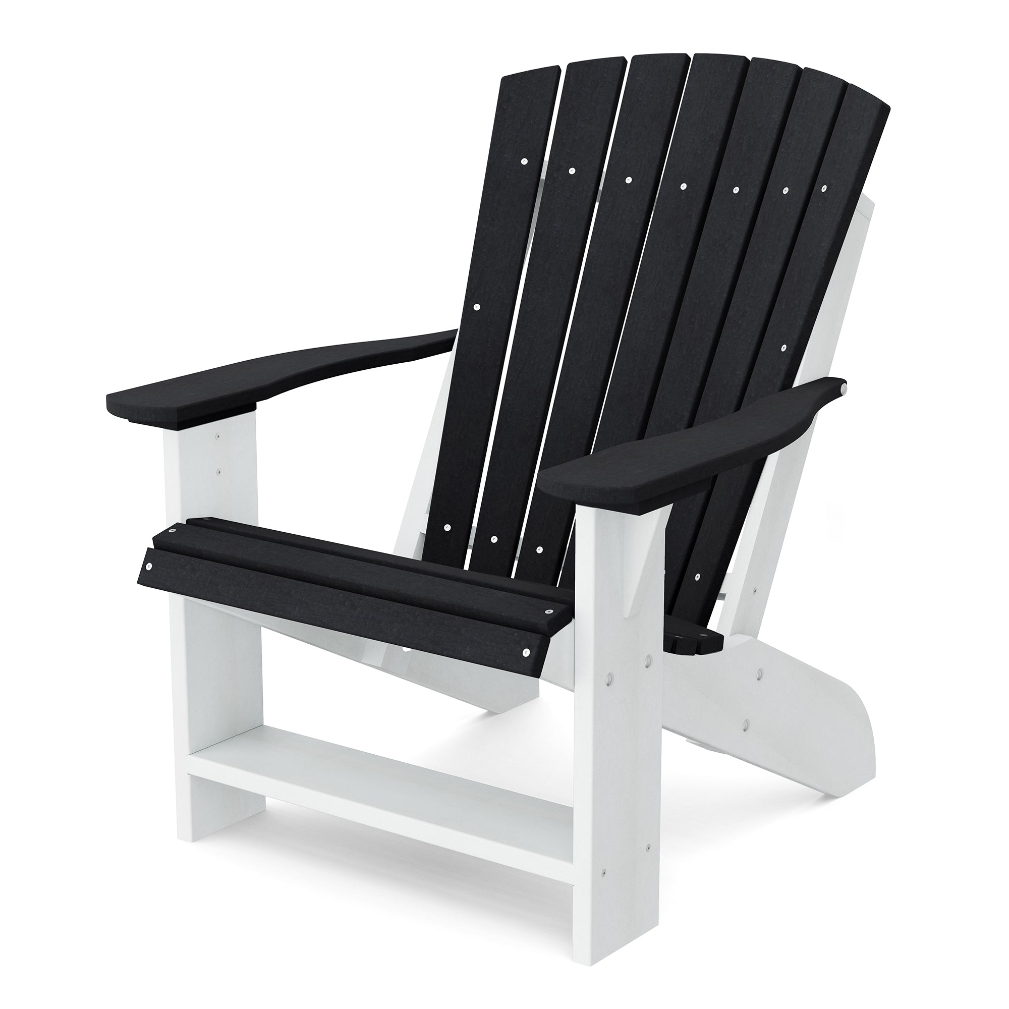Premium Heritage Adirondack Chair - Solid Wood Outdoor Patio Furniture for Garden, Deck, Poolside & Backyard Relaxation
