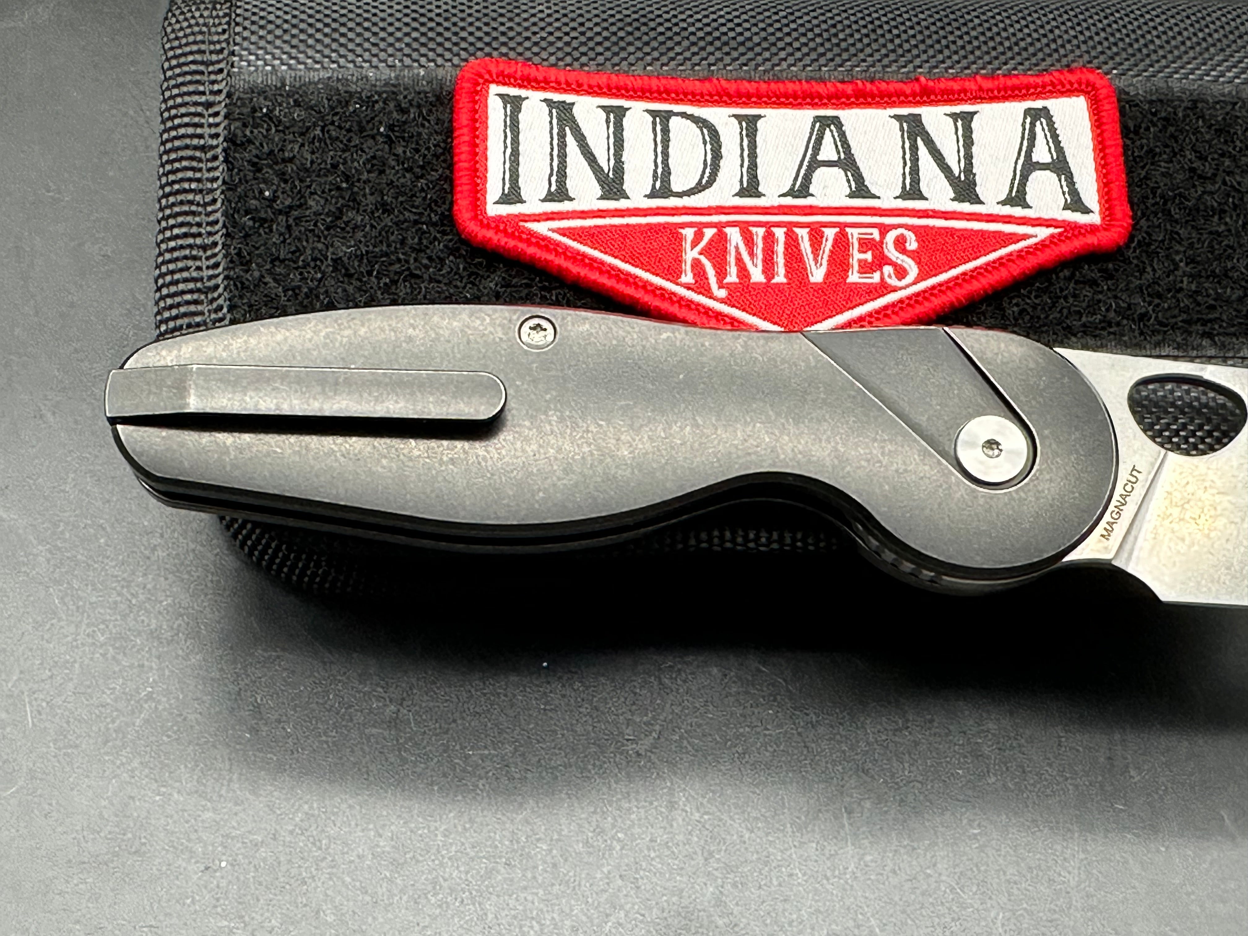 Premium Indiana Knives EDZ Folding Pocket Knife with MagnaCut Blade - High-Performance EDC Tool for Camping, Hiking & Outdoor Adventures
