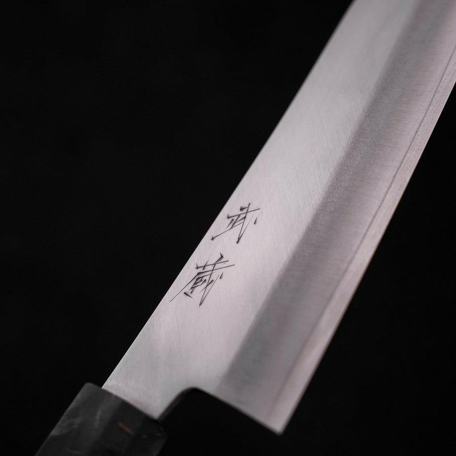 Premium Santoku Knife 150mm - VG-10 Stainless Steel Blade, Polished Marbled Maple Wood Handle - Perfect for Slicing, Dicing & Chopping Vegetables, Meat & Fish