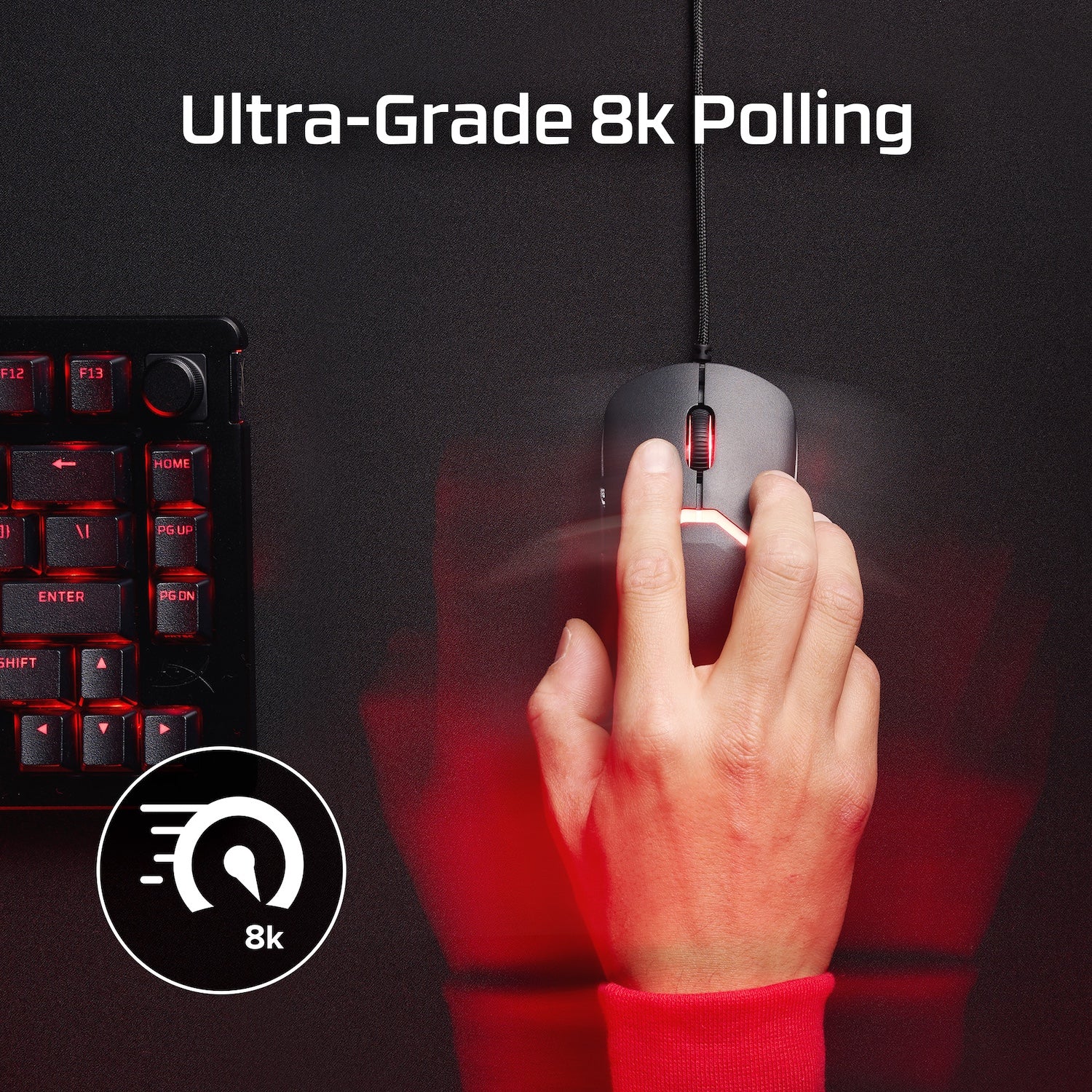 HyperX Pulsefire Saga Gaming Mouse - Wired RGB Ergonomic Mouse with 16,000 DPI for PC, Mac - Perfect for FPS, MOBA, and eSports Gaming