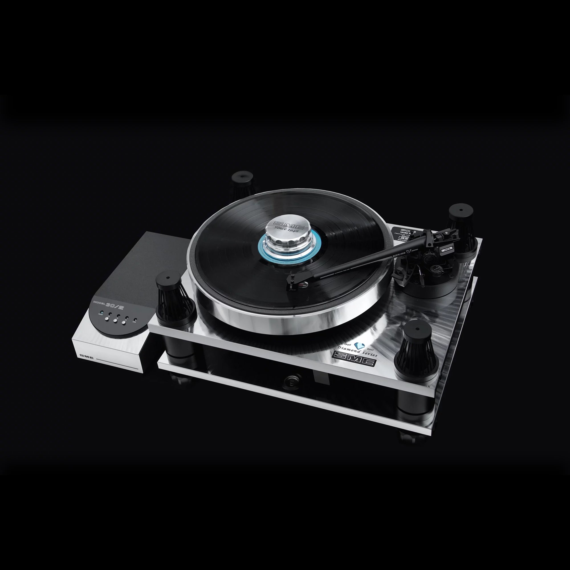 SME Model 30A Diamond Series High-Precision Turntable for Audiophiles - Perfect for Vinyl Record Playback & Hi-Fi Audio Systems