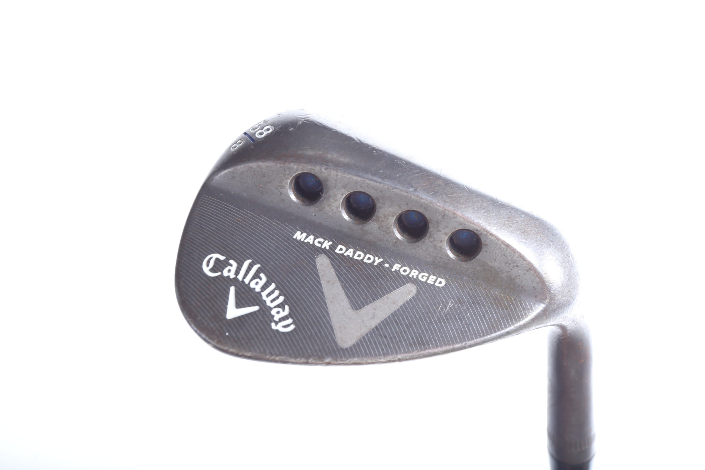 Used Callaway Mack Daddy Forged Slate Lob Wedge 58° Right Handed Stiff Flex Golf Club - Perfect for Short Game Shots & Bunker Play