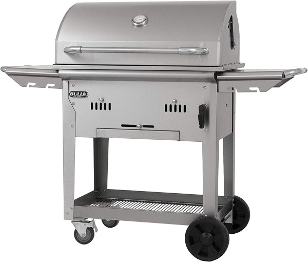 Bull Grills Bison Premium Complete Cart - Heavy Duty BBQ Grill Cart with Wheels for Outdoor Cooking, Camping, and Backyard Parties