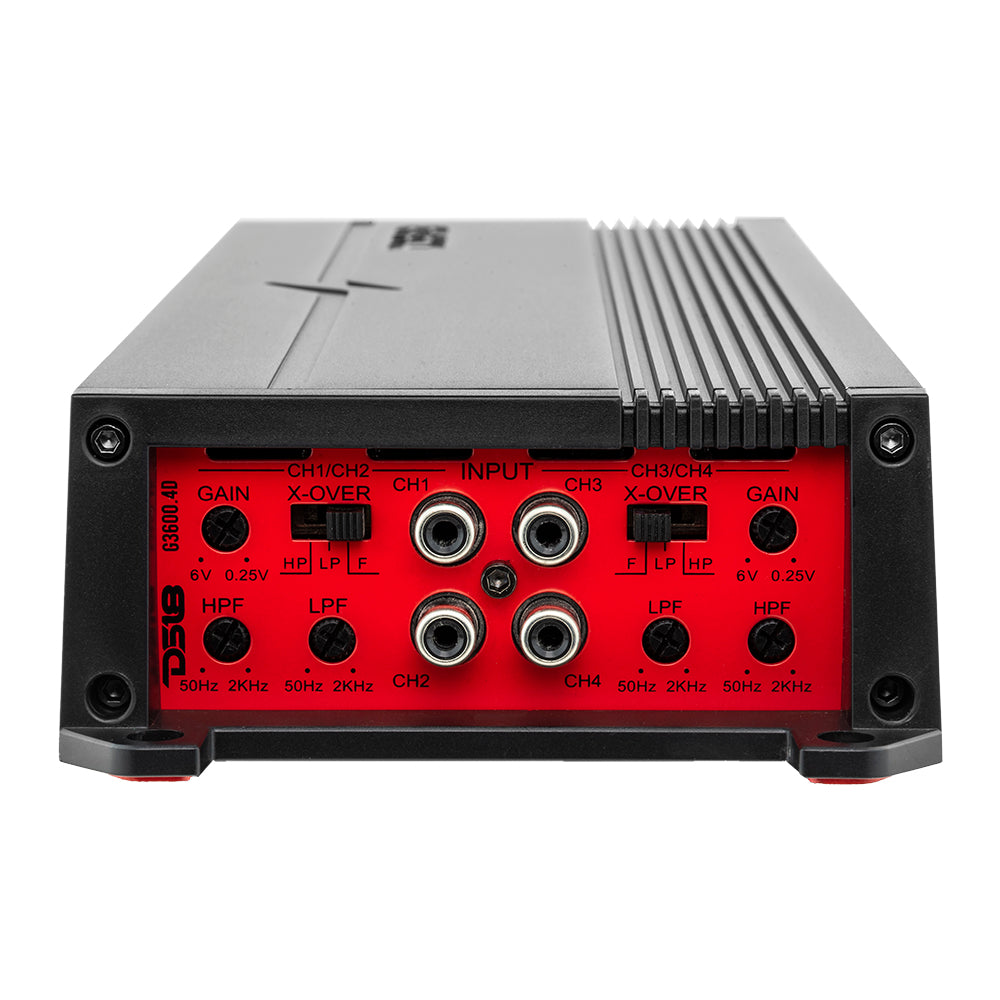 GEN X Full Range Class D 4 Channel Car Amplifier - 4 x 300W RMS @ 4 Ohm - Powerful Audio System for Cars, Trucks & SUVs