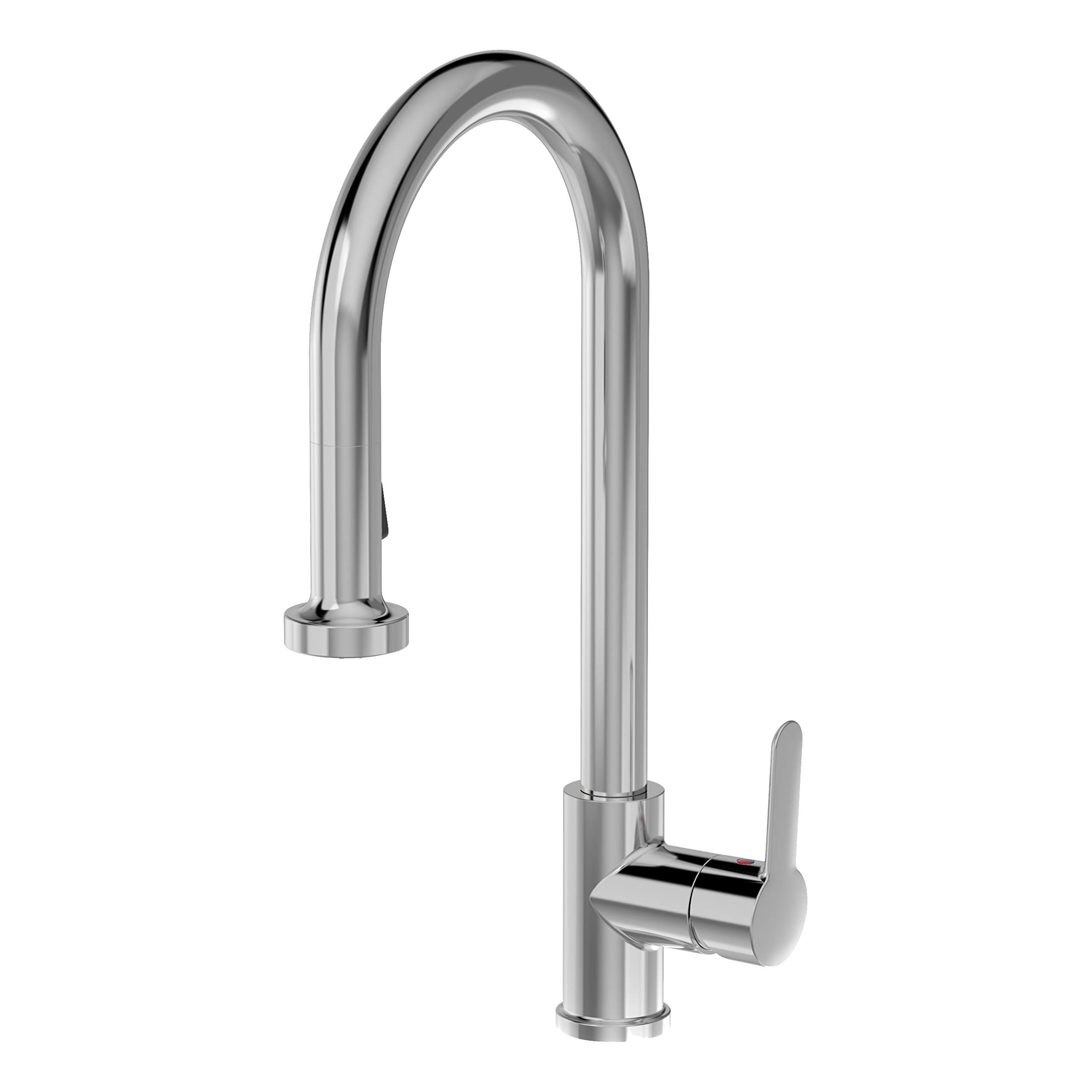 Symmons SPP-4310-PD-1.5 Sereno Single Handle Pull-Down Spray Kitchen Faucet in Polished Chrome - Perfect for Modern Home Kitchen Sink Installation