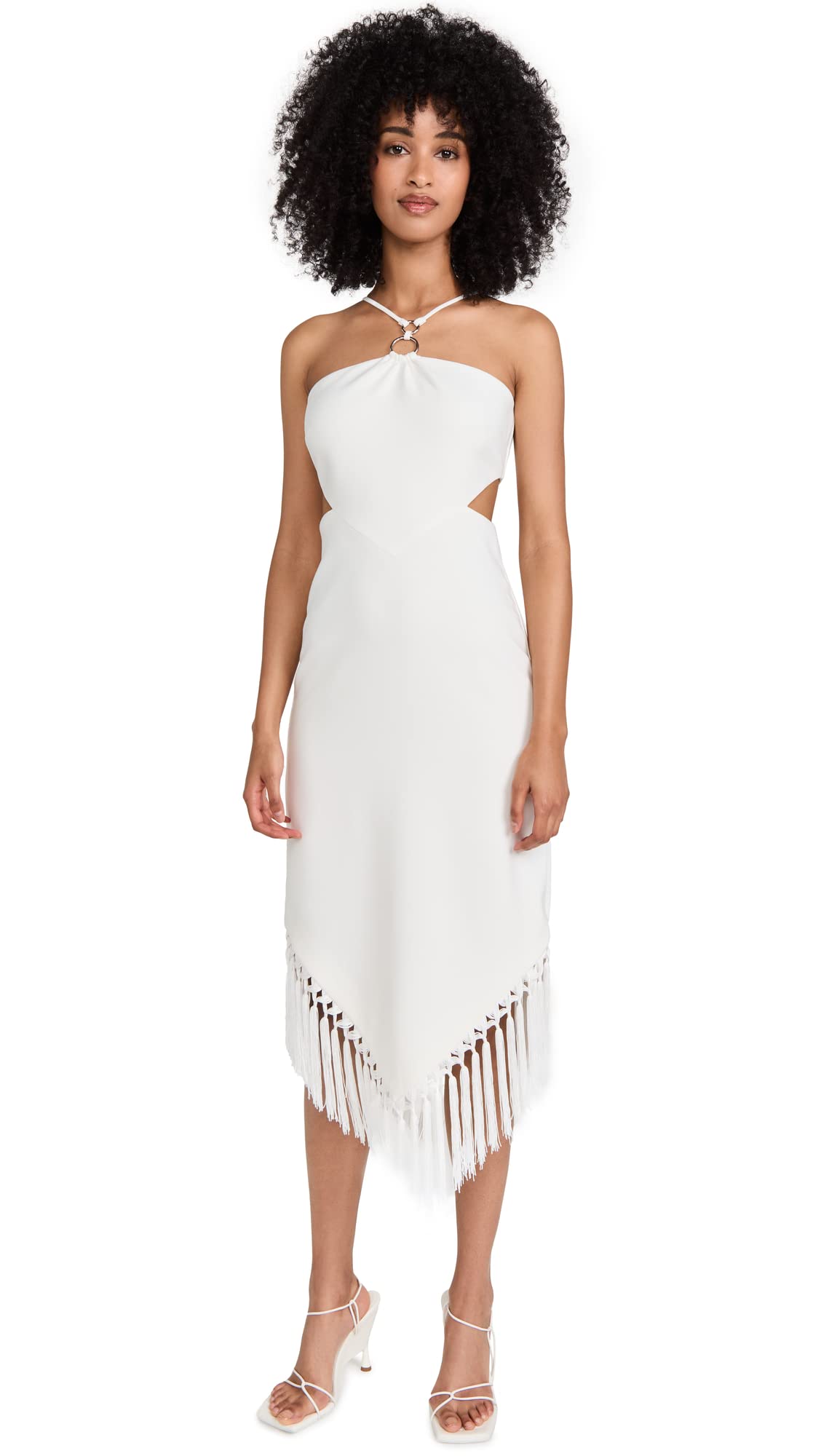 LIKELY Aldina Dress - Women's Floral Summer Dress with Short Sleeves & Belt | Perfect for Beach Vacations, Date Nights & Casual Outings