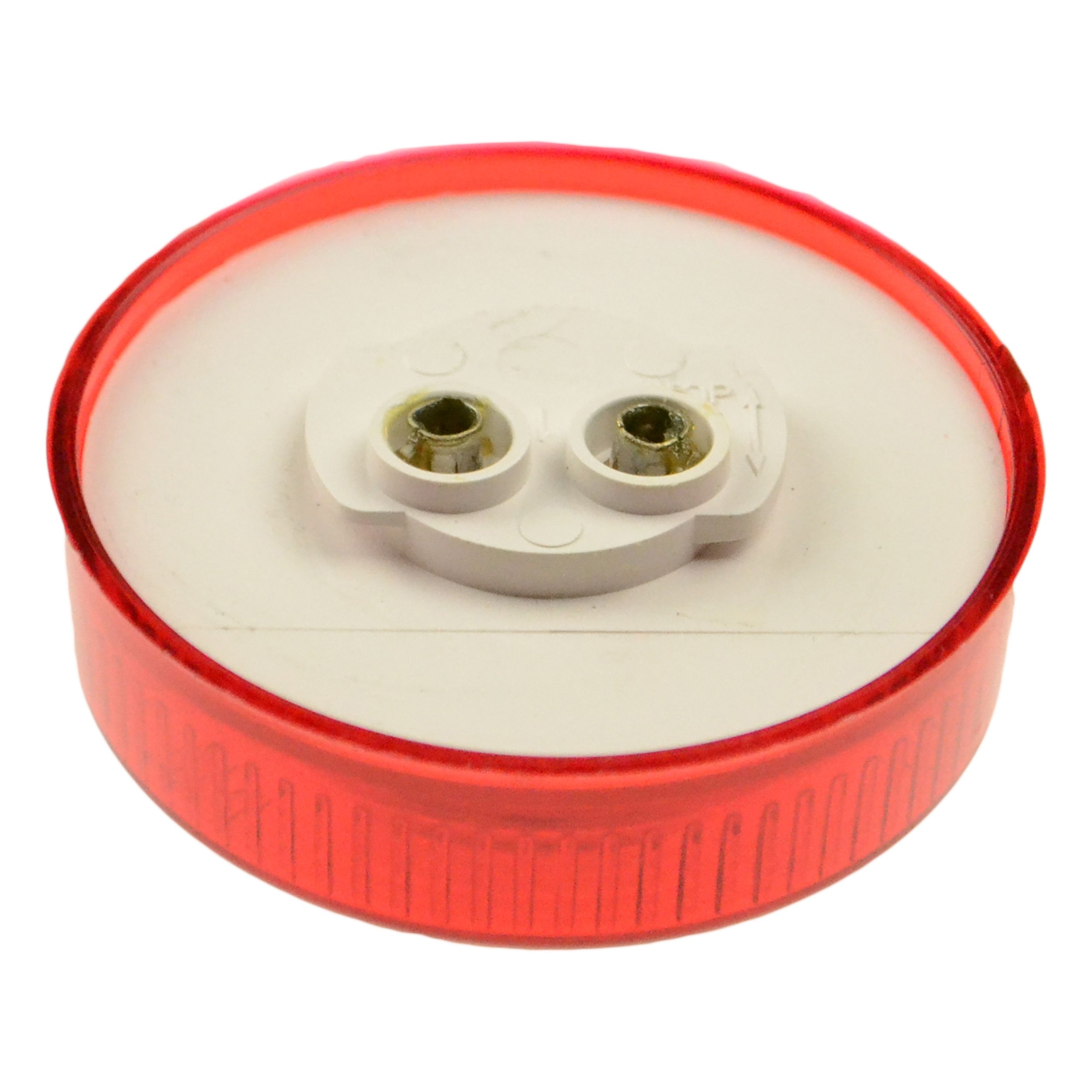 Peterson M142R Round Clearance Light - Red LED Truck Trailer Marker Light for Semi Trucks, Trailers & RVs - Durable Waterproof Design for Nighttime Visibility & Safety