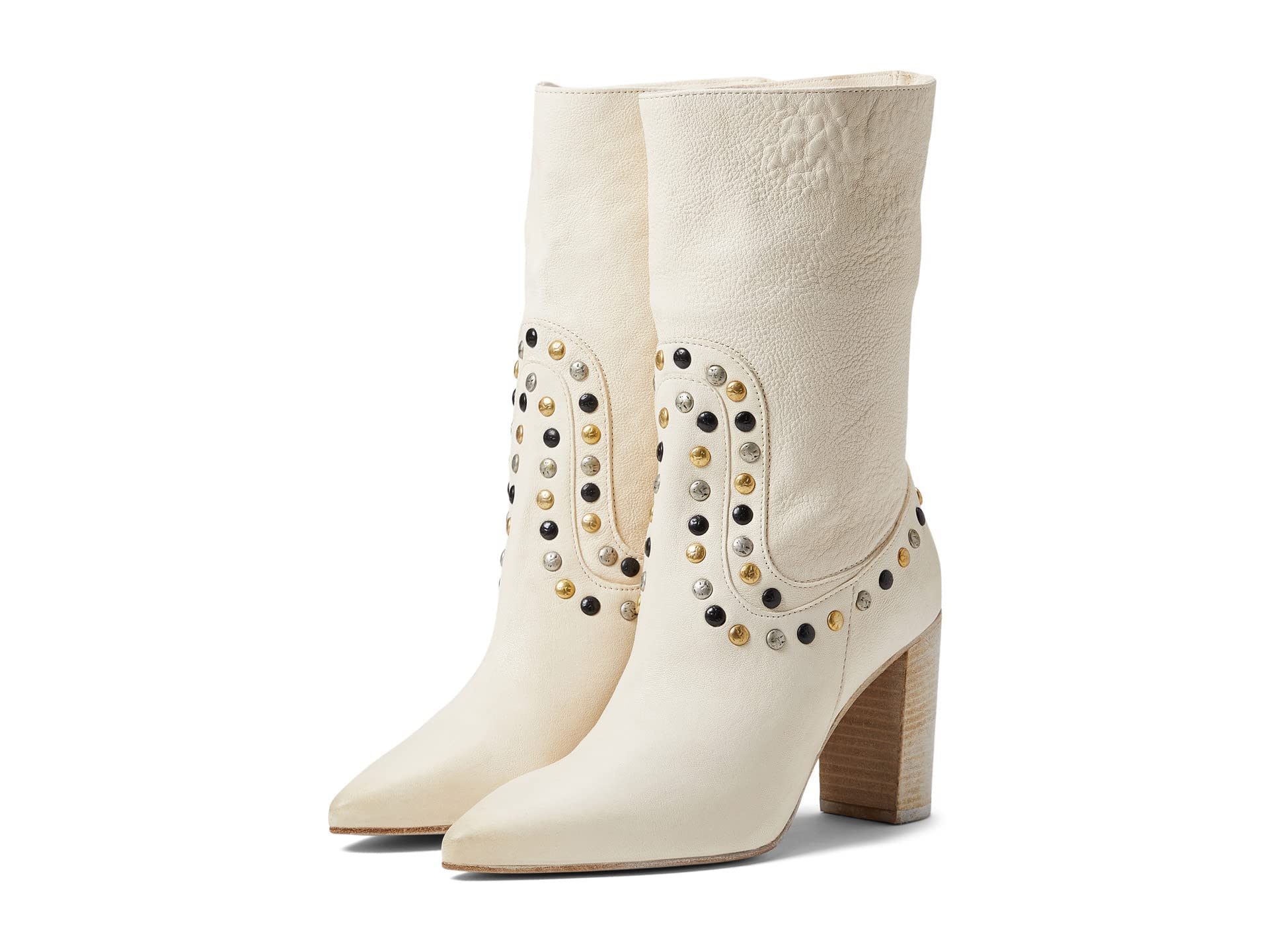 Free People Studded Dakota Heel Boots - Stylish Western Ankle Boots for Women | Perfect for Fall Fashion, Date Nights & Country Concerts