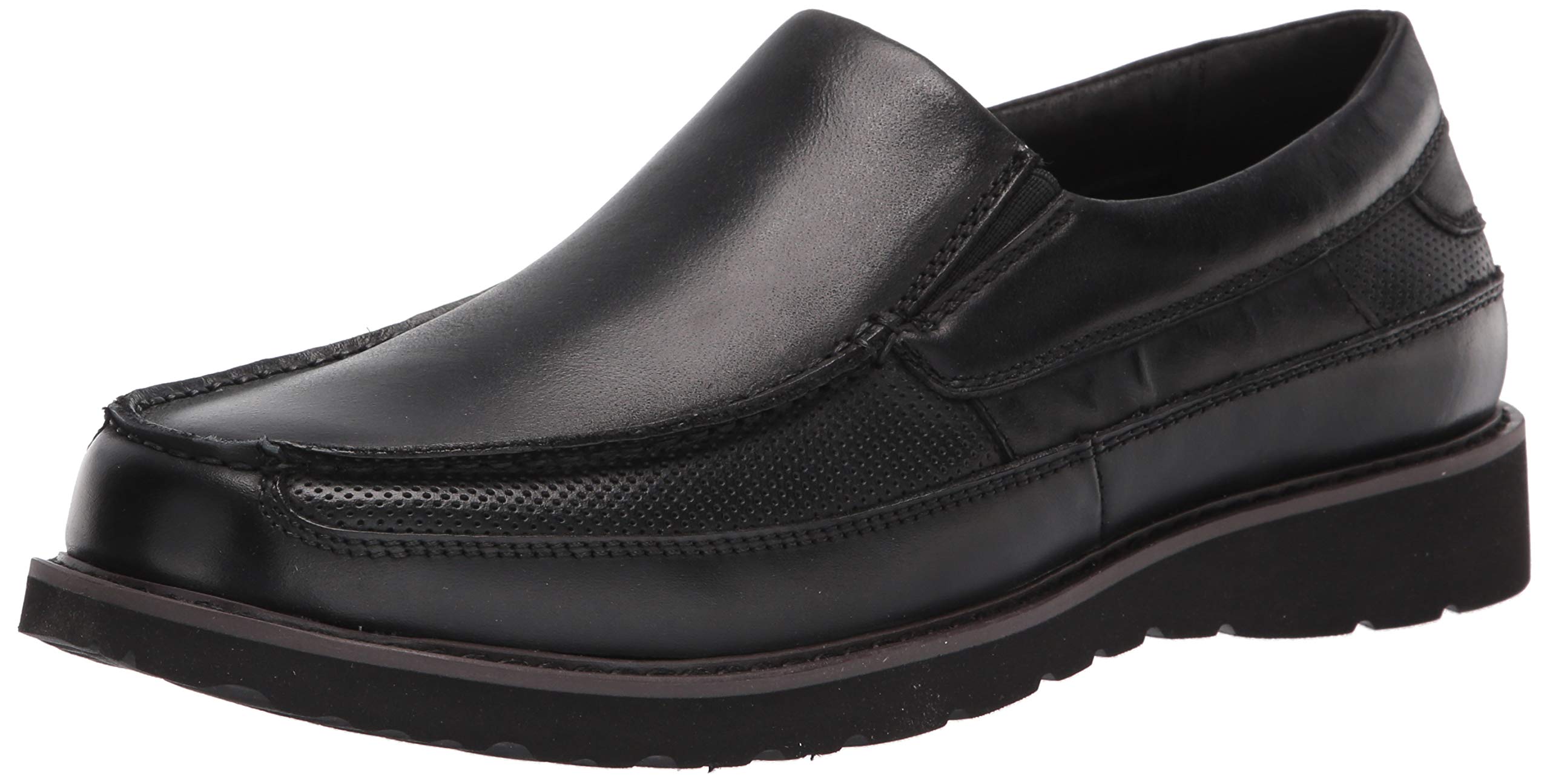 Propet Men's Griffen Slip-On Casual Shoes - Black | Comfortable Walking Shoes for Men | Perfect for Work, Travel & Everyday Wear