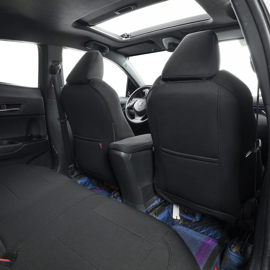 Custom Car Seat Covers for 2020-2023 Toyota Corolla SE/SE Apex/Nightshade Edition - Premium Black Full Set Seat Protectors | Perfect for Daily Commuting, Road Trips & Interior Protection