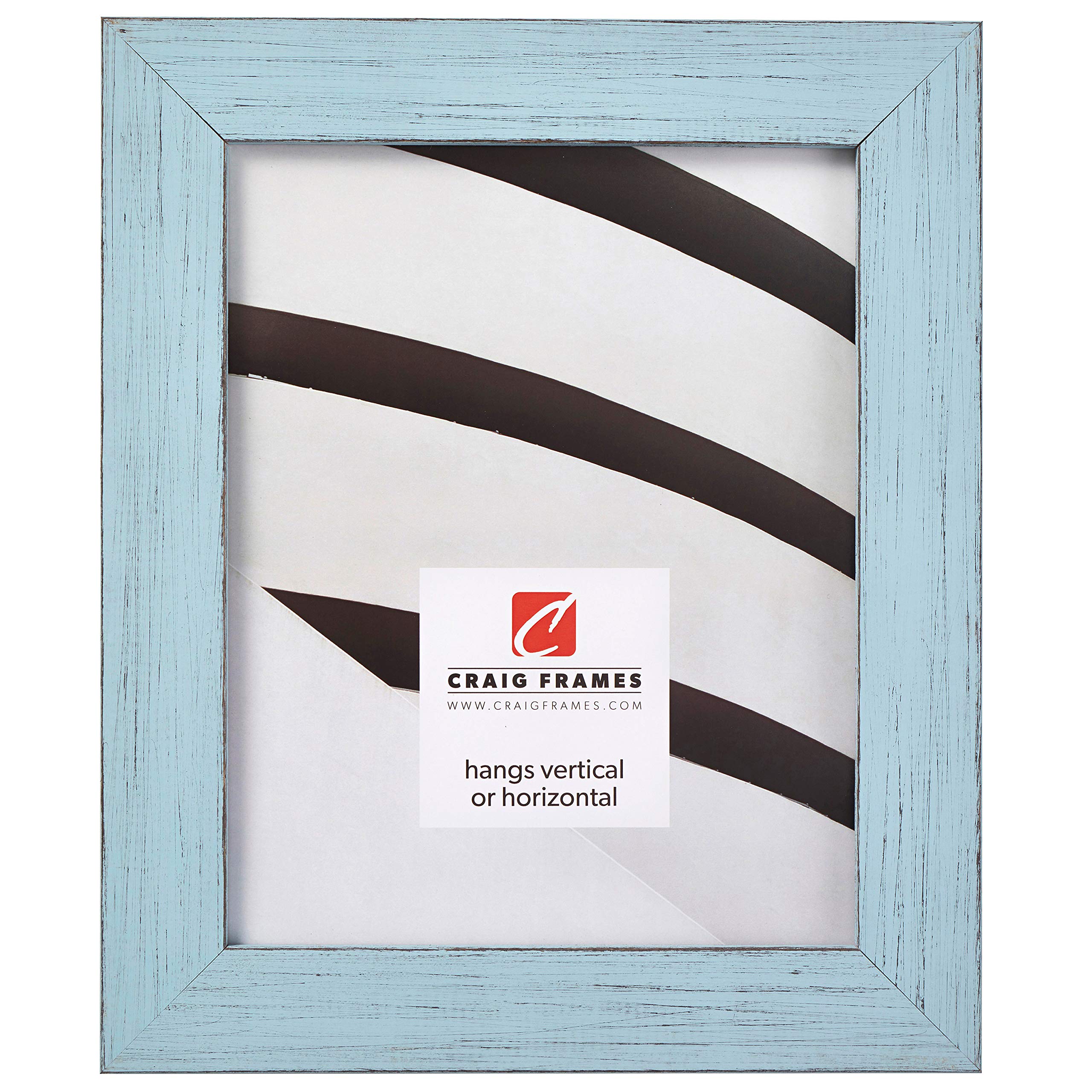 Craig Frames Jasper 14x18 Inch Picture Frame - Country Sky Blue for Wall Decor