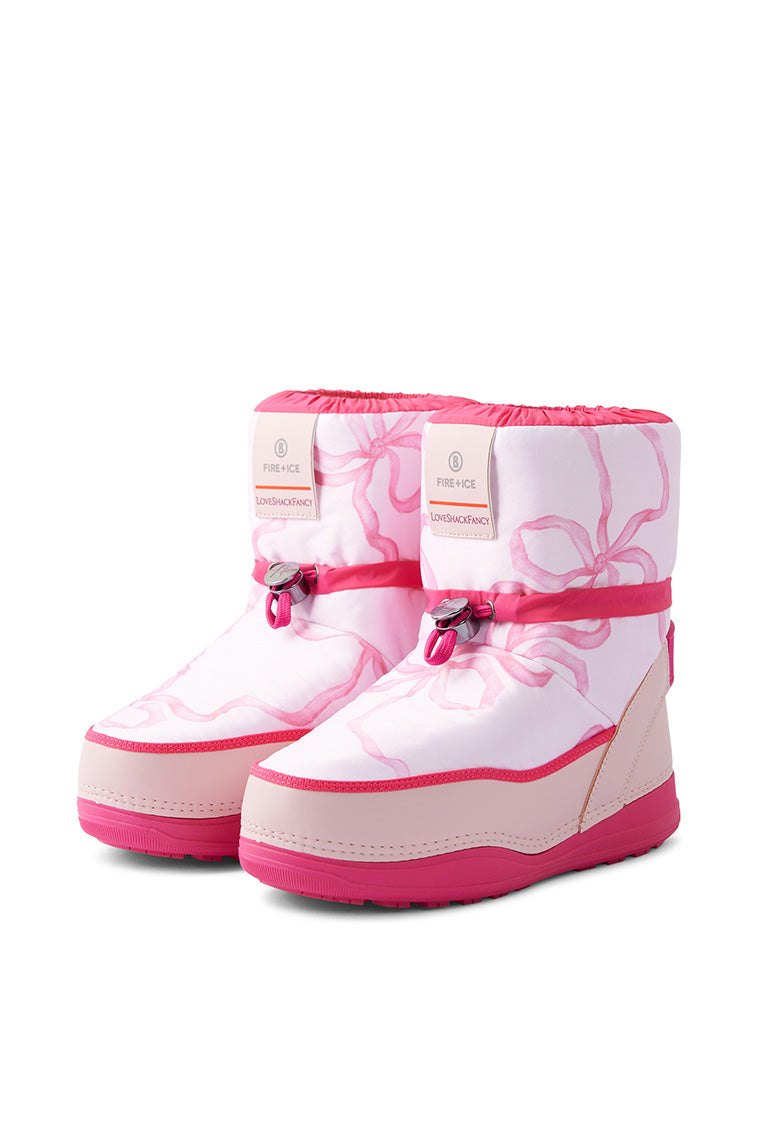 BOGNER FIRE+ICE x LoveShackFancy Girls La Plagne Winter Boots - Waterproof Snow Boots for Girls, Fashionable & Warm - Perfect for Skiing, Snowboarding & Winter Adventures
