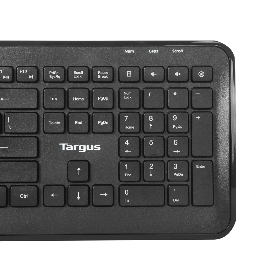 KM610 Wireless Keyboard and Mouse Combo - 2.4GHz USB Receiver, Quiet Click Keys, Ergonomic Design (Black) - Perfect for Home Office, Gaming & Remote Work