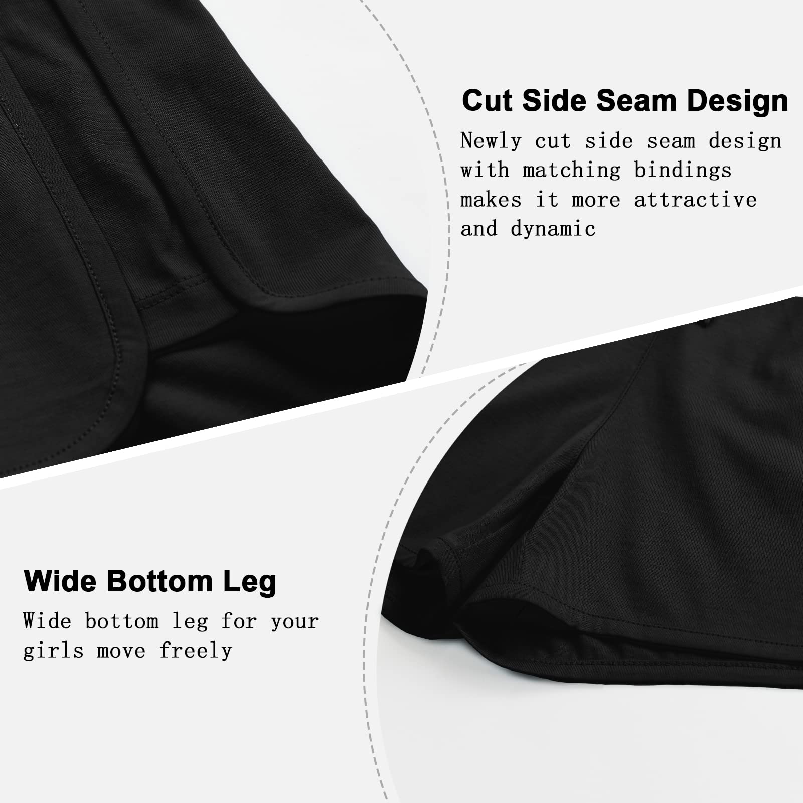 Girls Cotton Athletic Running Shorts with Drawstring & Pockets - Comfortable Workout Clothes for Kids Ages 3-12 - Perfect for Sports, Gym, Playtime & Outdoor Activities