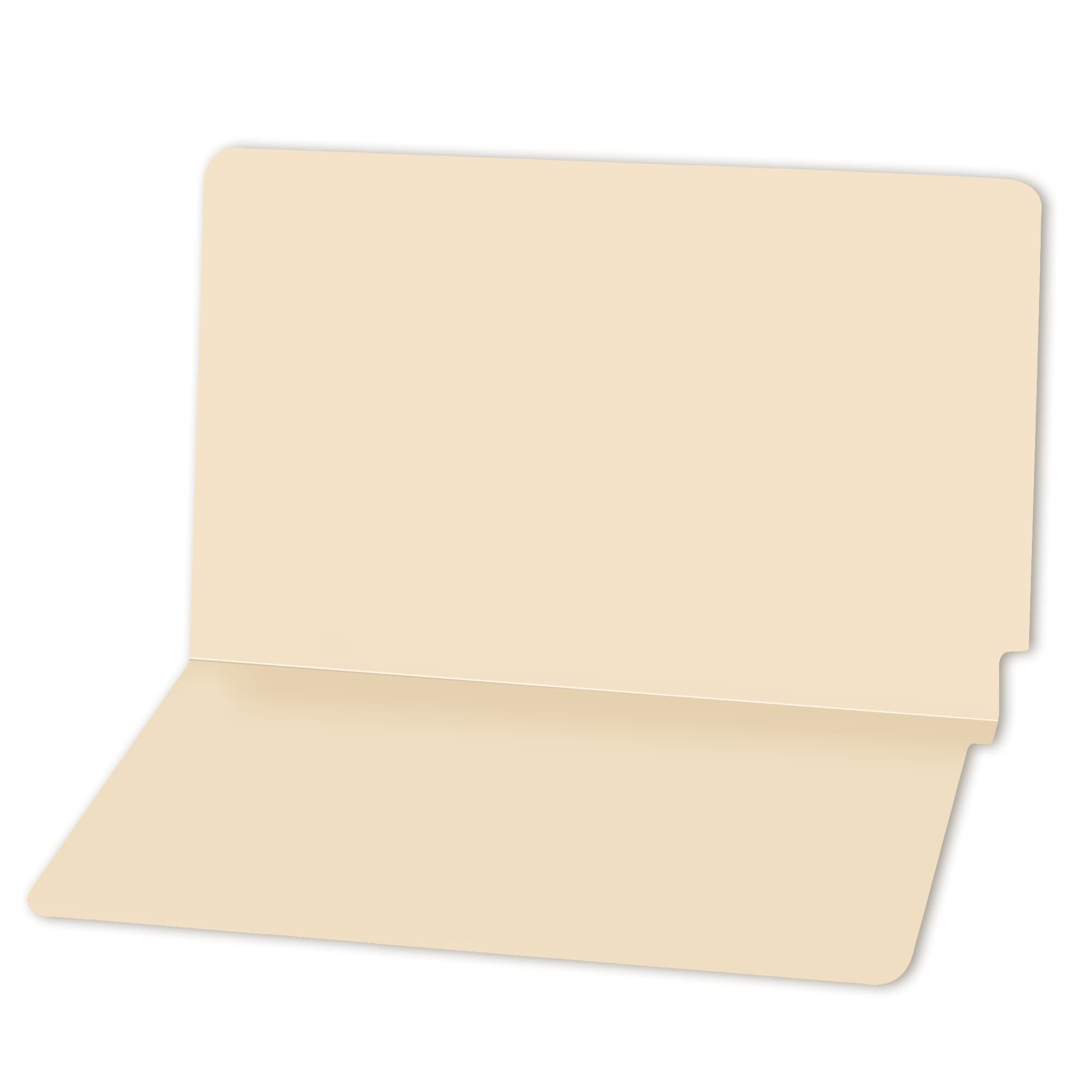 50-Pack Manila File Folders - Legal Size with 2