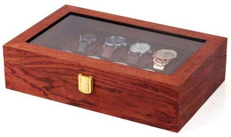Automatic Watch Winder Display Box - 12 Slots for Watches & Jewelry Storage - Perfect for Home & Office