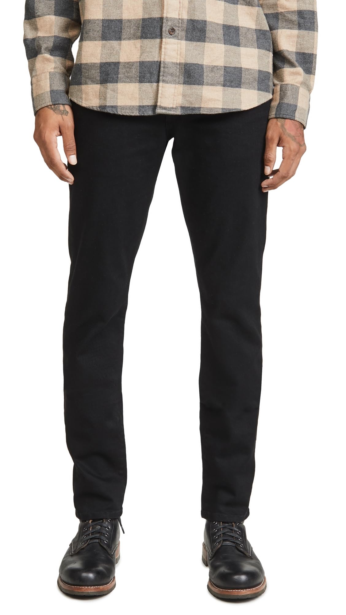 FRAME Men's L'Homme Slim Fit Stretch Denim Jeans - Comfortable Slim Leg Pants for Casual Wear & Night Out