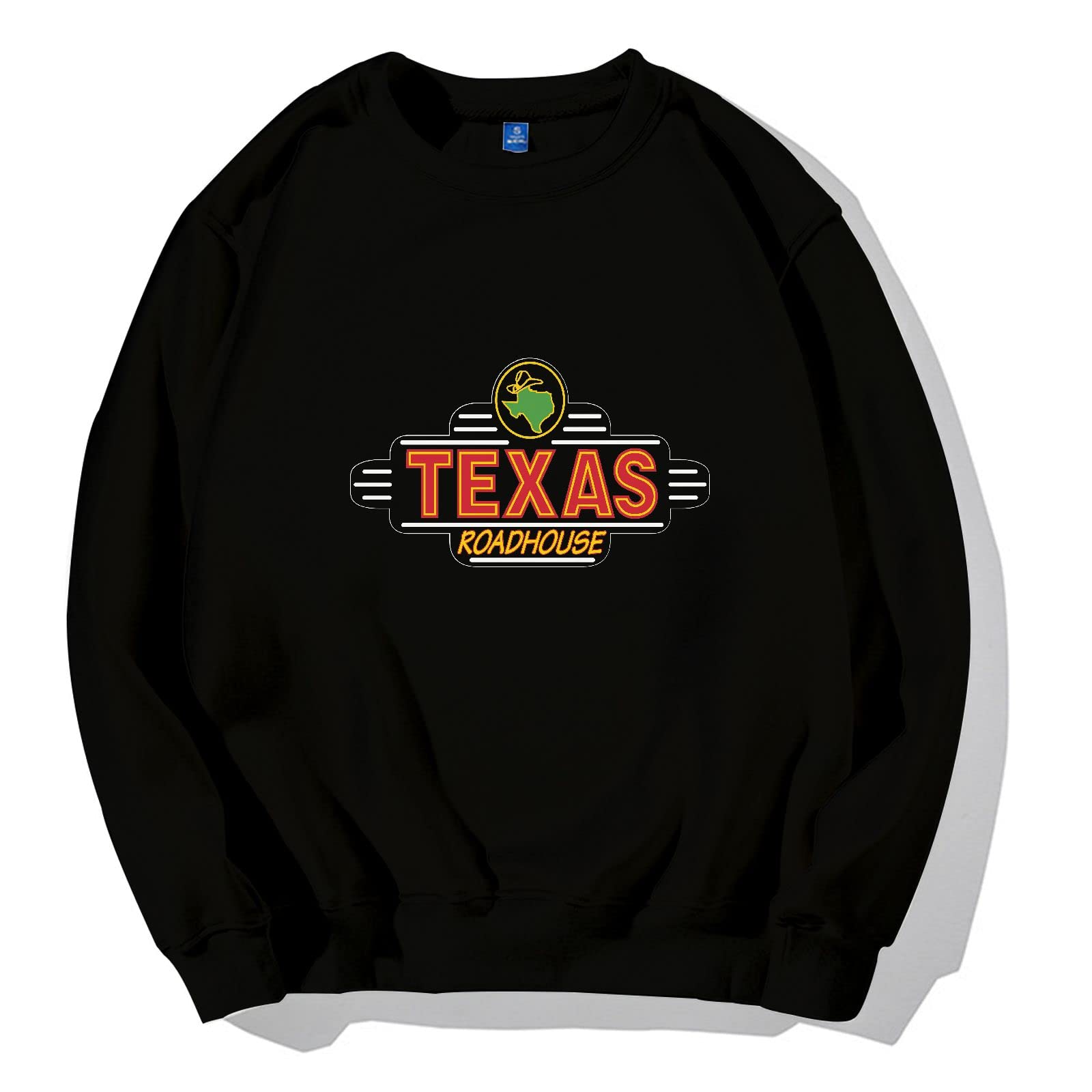 Texas Roadhouse 2021 Men's Graphic Crewneck Sweatshirt - Casual Pullover for Streetwear, Lounge & Outdoor Activities