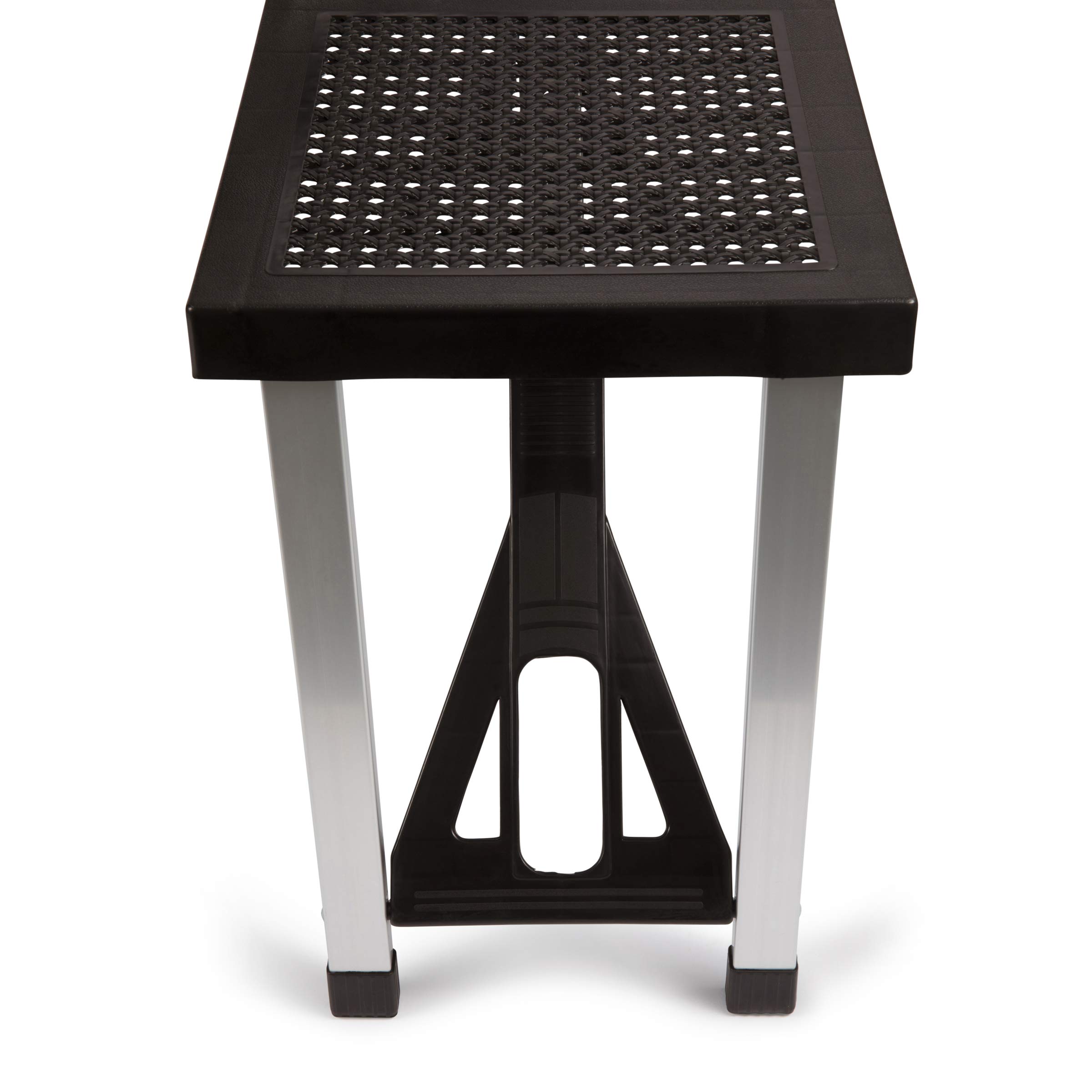 PICNIC TIME Portable Folding Picnic Table with Umbrella Hole - Lightweight Camping Table for Outdoor, Beach, Backyard & Tailgating Parties - Compact Foldable Design for Easy Storage & Transport