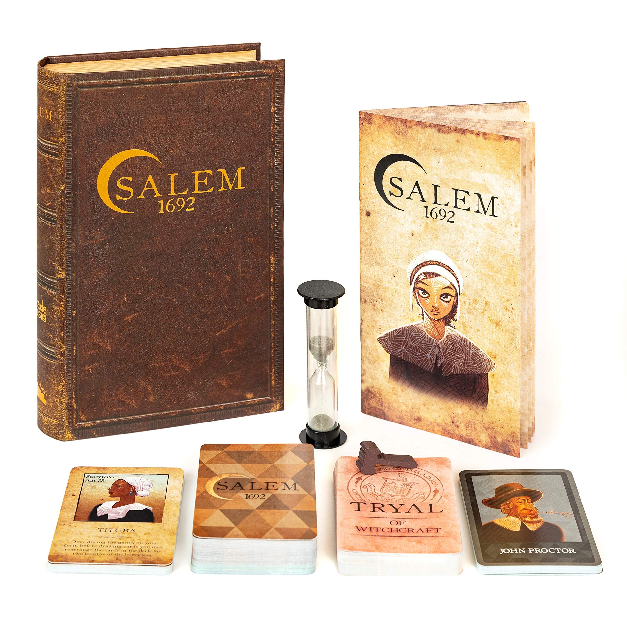 Salem 1692 & Tortuga 1667 Strategy Board Game Bundle - Deception Card Games with Historical Themes for Game Nights, Parties & Family Gatherings