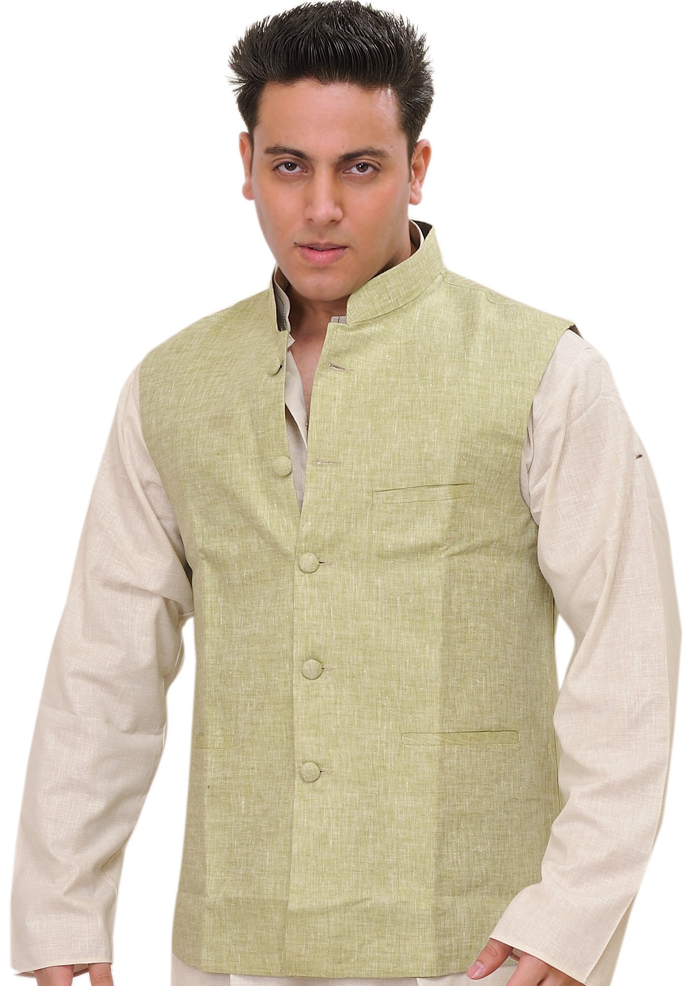 Stylish Plain Pure Linen Modi Jacket for Women - Breathable Summer Blazer - Perfect for Office Wear, Casual Outfits & Beach Cover-ups
