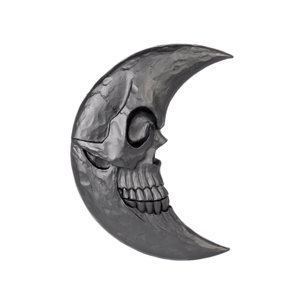 Evil Moon Hand Mirror - Gothic Decor, Halloween Accessory, Witchy Vanity Mirror for Home & Halloween Party Decorations