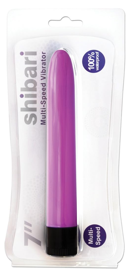 Shibari Classic Bullet Vibrator - 7 Inch Waterproof Rechargeable Adult Sex Toy for Women & Couples - Powerful Clitoral & G-Spot Stimulator - ABS Plastic Body Massager - Quiet Discreet Vibrating Pleasure Toy for Solo Play & Partner Intimacy (Pink)
