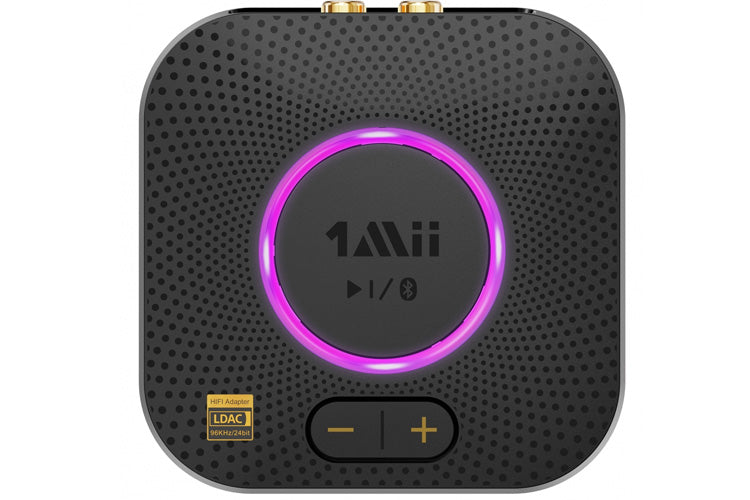 1Mii B06S+ Plus LDAC Bluetooth 5.2 Receiver - Wireless Audio Adapter for Hi-Res Music Streaming | Perfect for Home Stereo, Car Audio & Headphones
