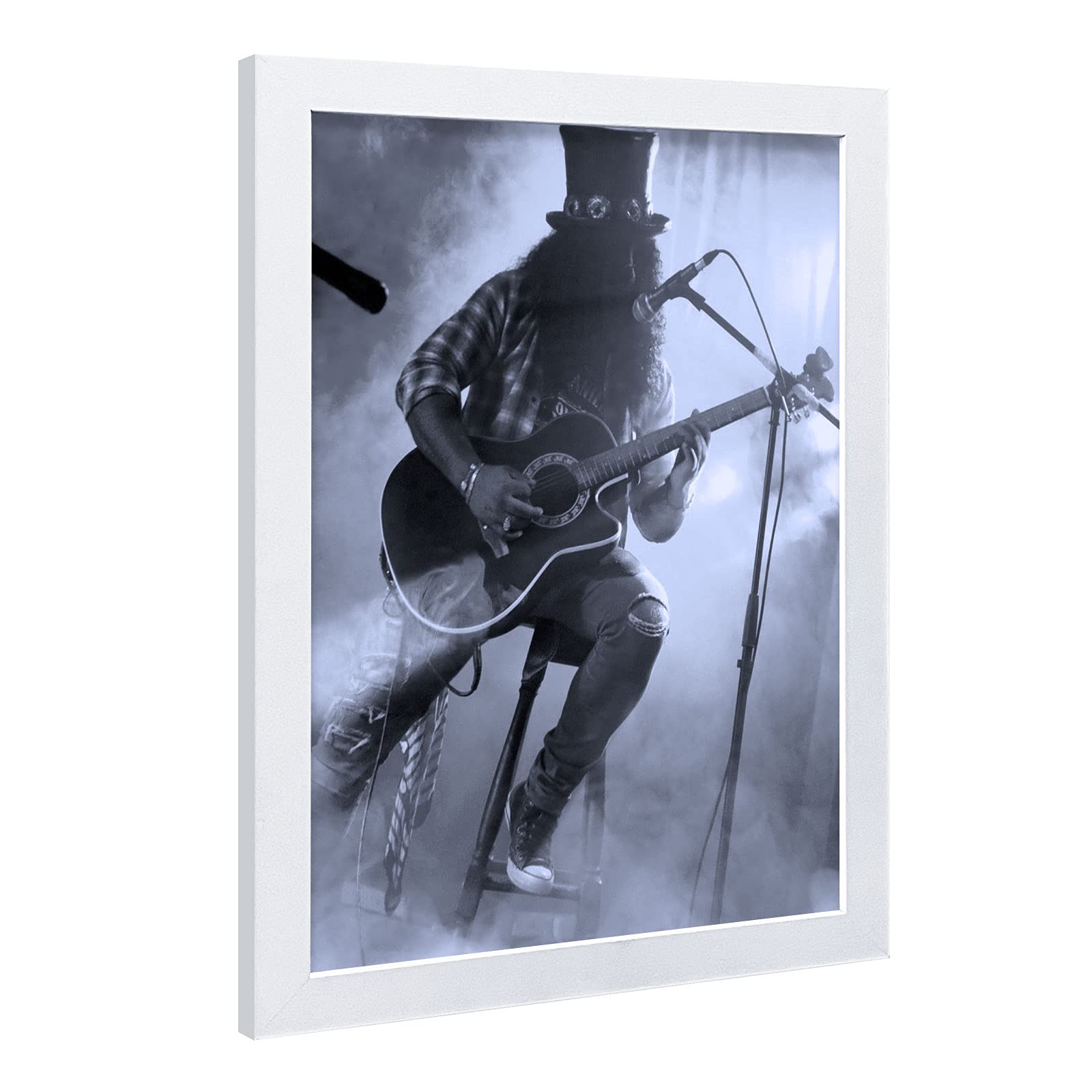 VCK 24x36 Inch White Wood Picture Frame with Plexiglass - 5 Pack Large Wall Poster Frames for Artwork, Certificates & Photos | Includes Hanging Hardware | Perfect for Home, Office & Gallery Displays