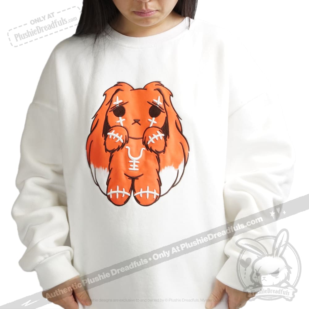 Plushie Dreadfuls Anxiety Rabbit Pullover Set - Soft Comfort Hoodie for Stress Relief & Mental Health Awareness | Perfect for Therapy, Self-Care & Cozy Relaxation