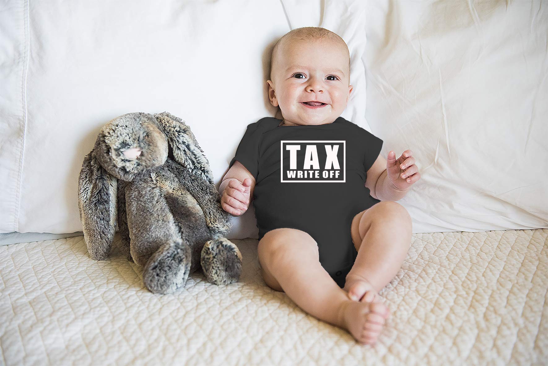 Funny Baby Bodysuit - Cute Newborn Outfit for Girls & Boys - Tax Write Off Gift