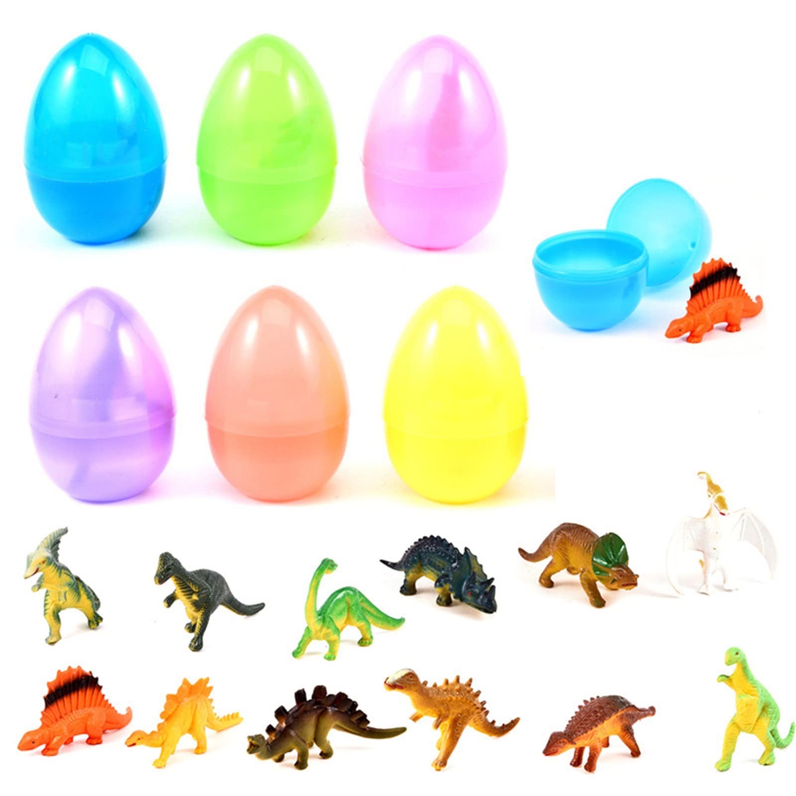 Dinosaur Easter Eggs for Kids - Party Toys with Random Dino Surprises