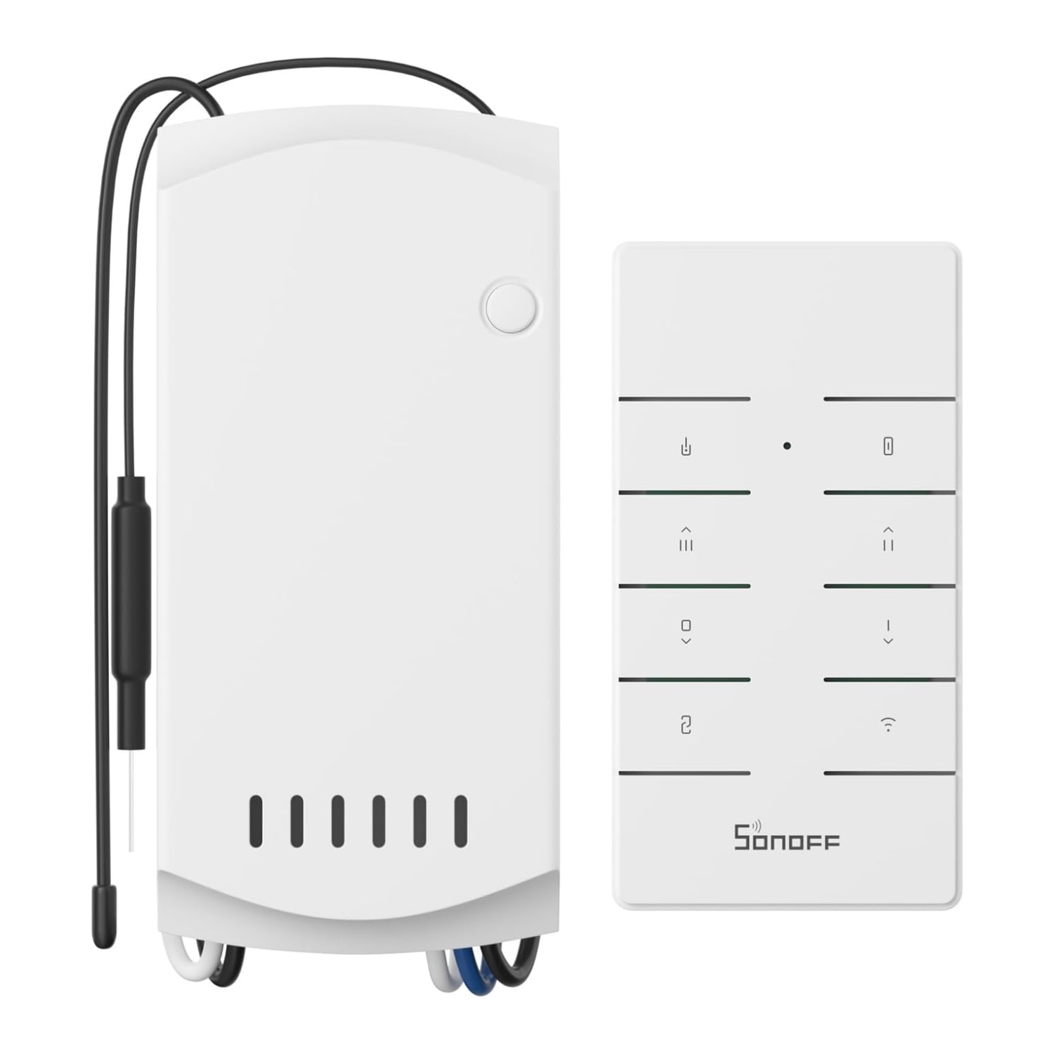 Sonoff iFan04 H Smart Fan Controller for Ceiling Fans - White | Remote Control & WiFi Enabled for Home Automation & Smart Lighting