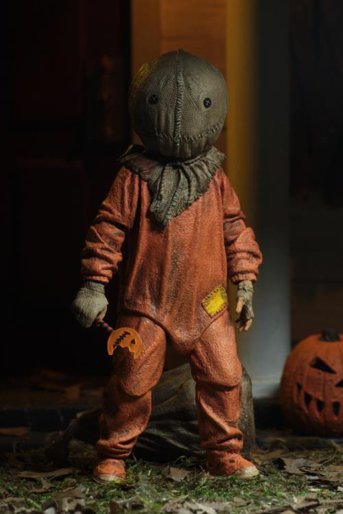 Trick 'r Treat Ultimate Sam Halloween Decoration - Scary Animated Prop for Haunted House, Yard, and Party Decor