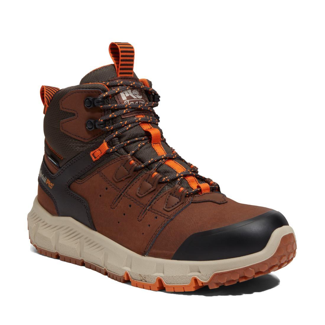 Waterproof Soft Toe Work Boots for Men - Lightweight Safety Shoes with Slip Resistance, Comfortable for Construction, Hiking & Outdoor Work (Ideal for Rainy Weather & Tough Job Sites)
