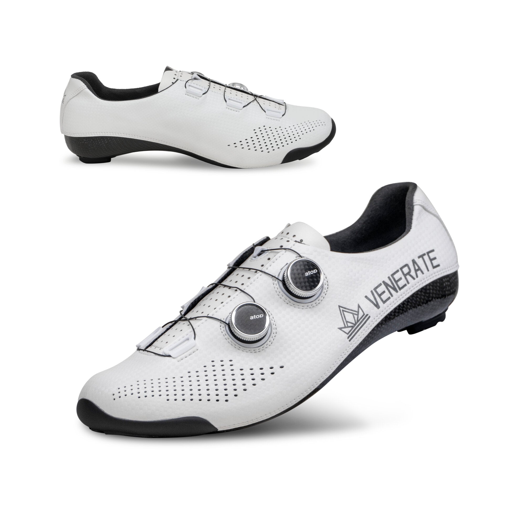 Venerate Road 2.0 White Running Shoes - Lightweight Cushioned Athletic Sneakers for Men & Women | Perfect for Jogging, Gym Workouts & Daily Walking