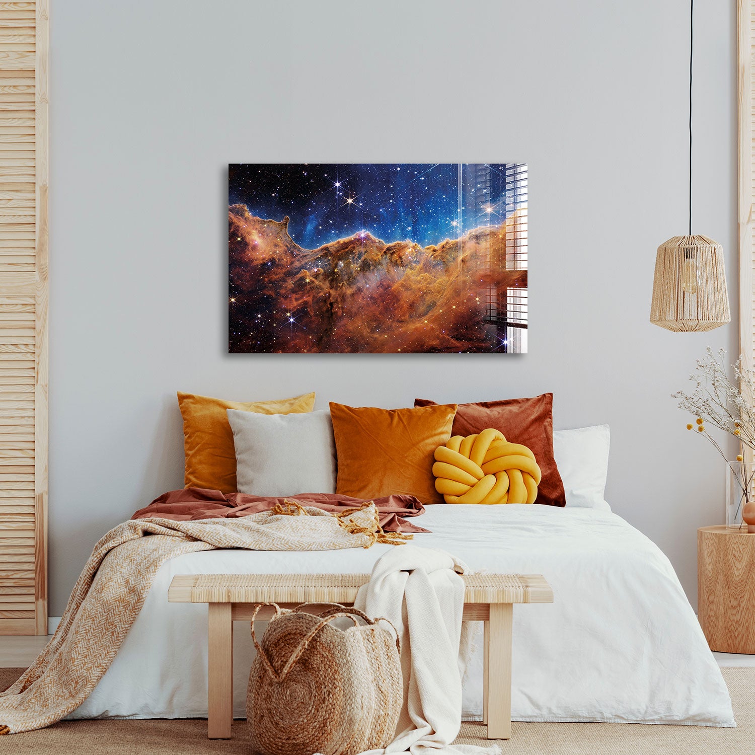 Carina Nebula Wall Art - Stunning Space Photography Print for Home & Office Decor - Perfect for Astronomy Lovers & Sci-Fi Enthusiasts