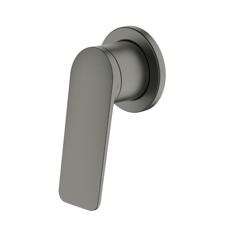 Abey Vela Shower Mixer Trim Kit in Gunmetal Finish - 7SH EXT GM Model | Perfect for Modern Bathroom Renovations & Luxury Shower Installations