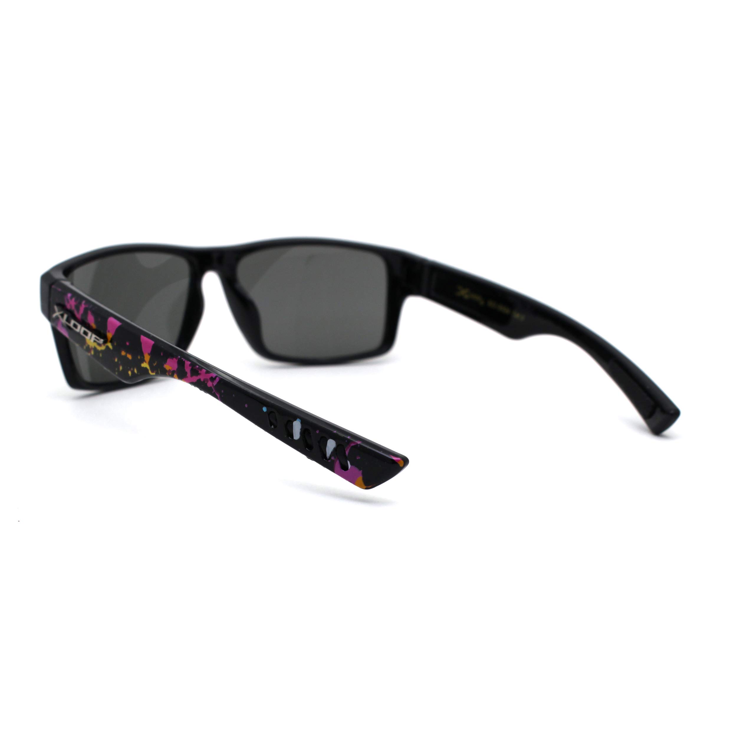 Xloop Boys Retro 80s Square Sport Sunglasses for Kids - UV Protection Plastic Frame - Perfect for Outdoor Sports, Beach & Summer Activities