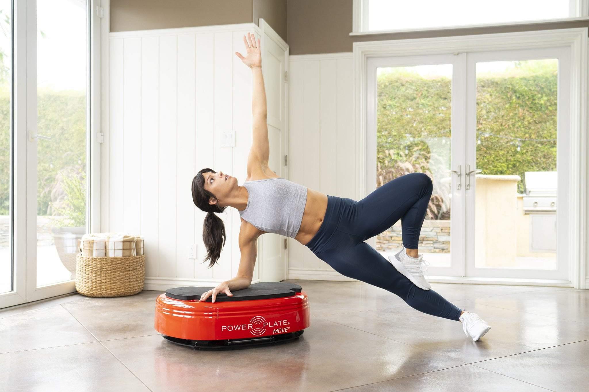 Power Plate Move - Vibration Platform Trainer for Home Fitness, Weight Loss & Muscle Recovery | Portable Exercise Machine for Full Body Workout & Physical Therapy