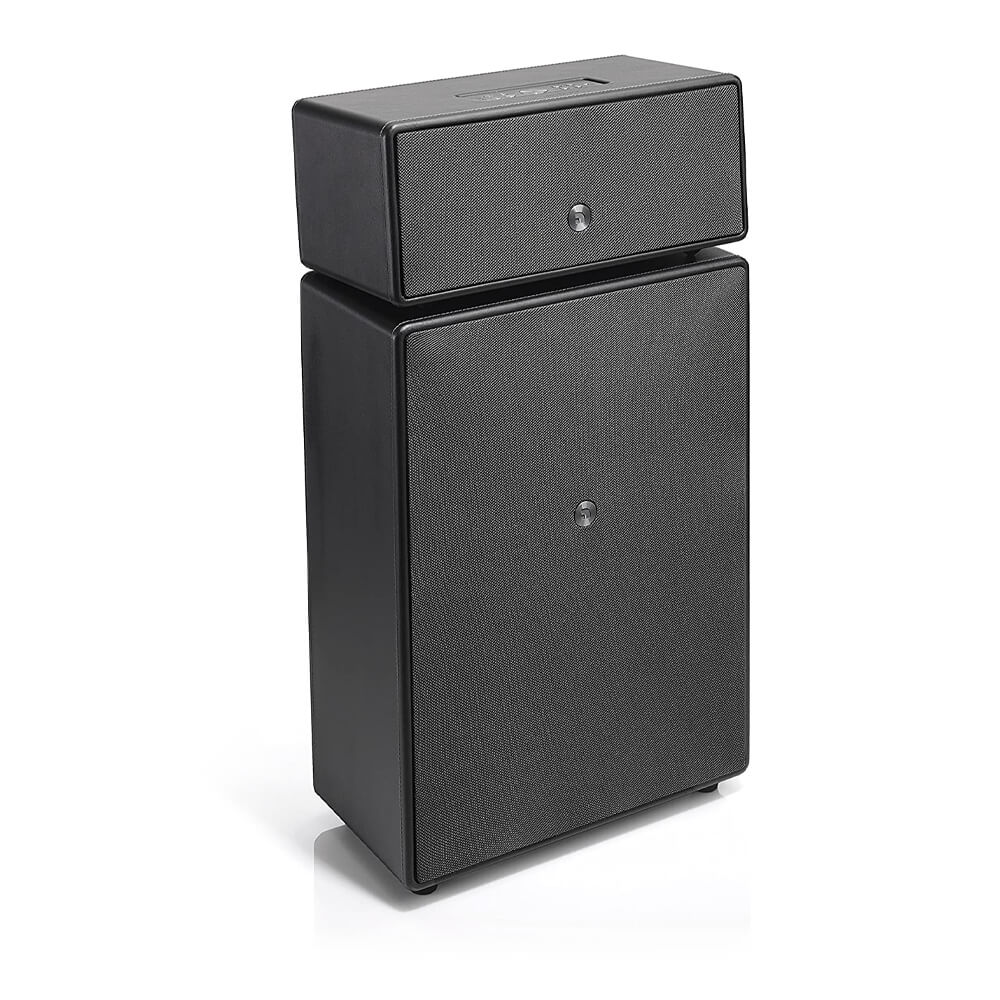 Audio Pro Drumfire Wireless Bluetooth Speaker - Premium Portable Speaker with Rich Bass, Ash Black - Perfect for Home, Outdoor, and Travel Use