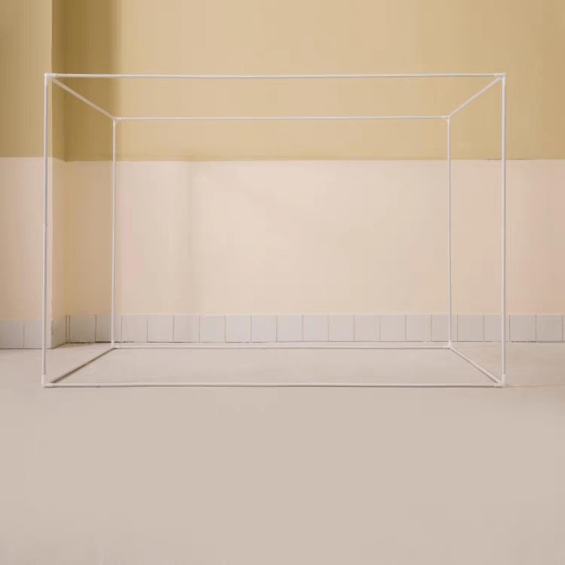 Retractable Bed Canopy Frame - Adjustable Four Poster Bed Canopy for Indoor & Outdoor Use - Perfect for Bedroom Decor, Camping, and Kids Play Tent Frame