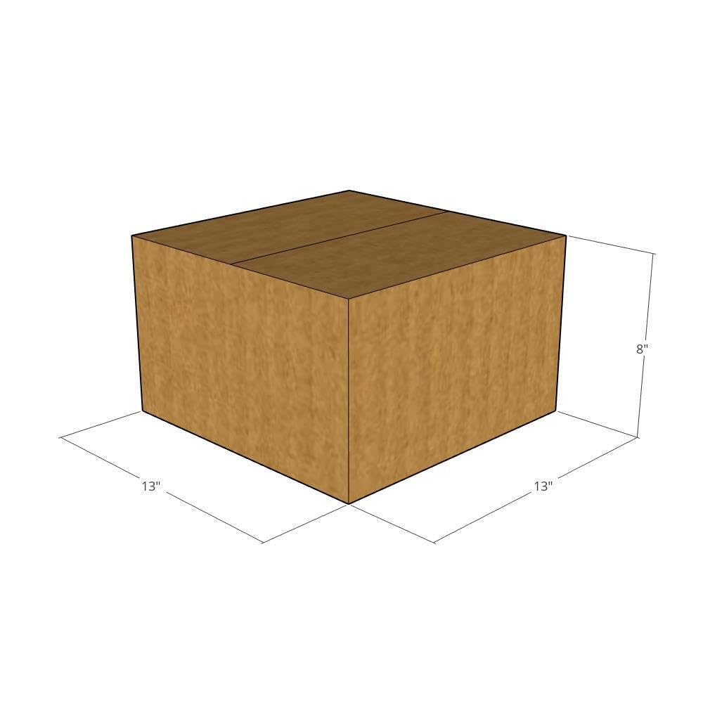 13x13x8 Inch 32 ECT Corrugated Moving Boxes - Pack of 5 | Heavy Duty Shipping Boxes for Business, Office & Home Use | Perfect for Packing, Storage & Moving Supplies
